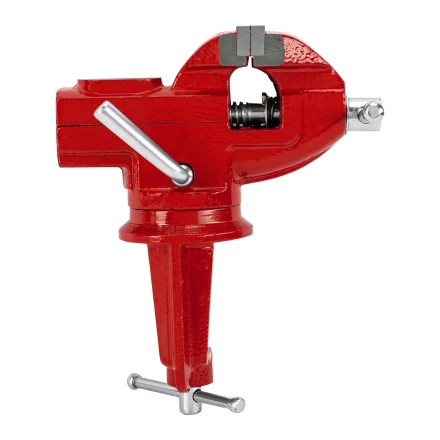 Тиски слесарные MTX 50 мм настольные поворотные c наковальней 18675 купить в Тюмени