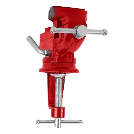 Тиски слесарные MTX 50 мм настольные поворотные c наковальней 18675 купить в Тюмени