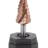 Ступенчатое сверло MESSER HSS CO  4-22х10 с кобальтовым покрытием и тремя спиральными канавками. купить в Тюмени