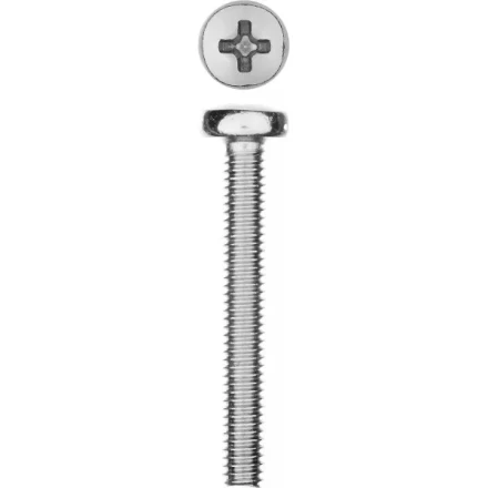 Винт DIN 7985 M4x30мм, 10шт, кл. пр. 4.8, оцинкованный, ЗУБР 303156-04-030 купить в Тюмени