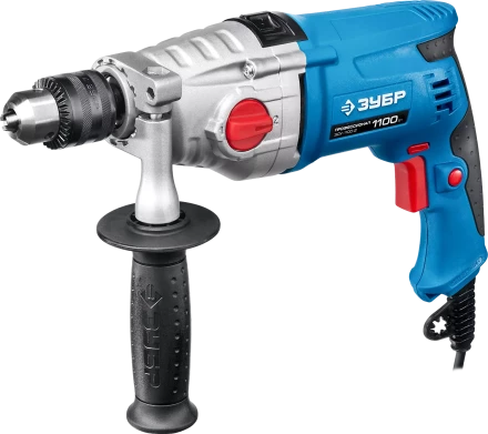 Дрель ударная двухскоростная + кейс ЗДУ-1100-2 ЭРМКМ2 серия ПРОФЕССИОНАЛ купить в Тюмени