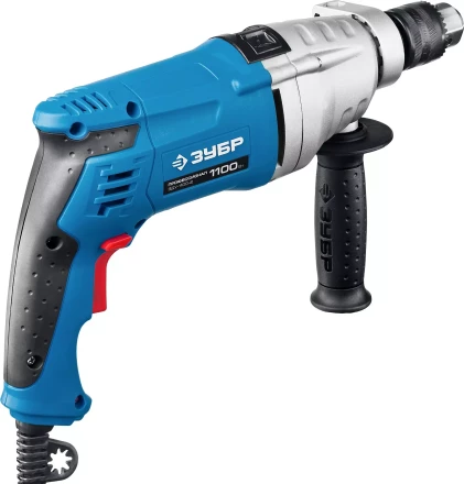 Дрель ударная двухскоростная + кейс ЗДУ-1100-2 ЭРМКМ2 серия ПРОФЕССИОНАЛ купить в Тюмени