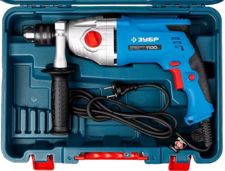 Дрель ударная двухскоростная + кейс ЗДУ-1100-2 ЭРМКМ2 серия ПРОФЕССИОНАЛ купить в Тюмени