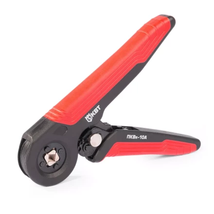 Пресс-клещи КВТ ПКВк-10А для опрессовки втулочных наконечников до 10 мм (101397) купить в Тюмени