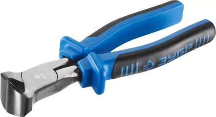 Кусачки торцевые ЗУБР, особостойкое спец. покрытие Н12Х1 (никель/хром), двухкомпонентные рукоятки, 180мм 2201-7-18_z01 купить в Тюмени