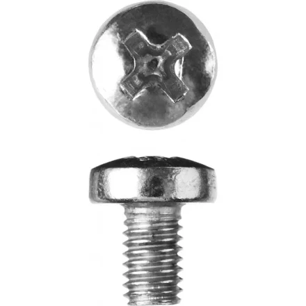 Винт ЗУБР &quot;МАСТЕР&quot; DIN 7985, класс прочности 4.8, оцинкованный, M5x8мм, 5кг 303150-05-008 купить в Тюмени