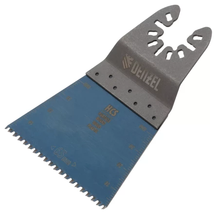 Насадка для МФИ режущая прямая, HCS, по дереву, ламинату 65 х 1.8 мм, крупный зуб Denzel 782313 купить в Тюмени