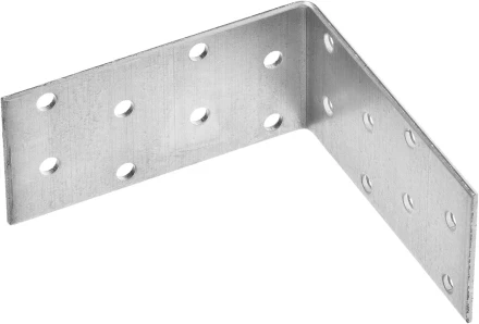 Крепежный угол ЗУБР &quot;МАСТЕР&quot; равносторонний, 40х80х80мм, 1шт 310206-040-080 купить в Тюмени