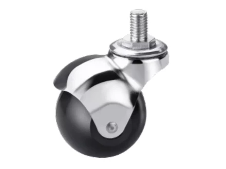 Колесо мебельное поворотное резиновое SCmt 25 50 мм с болтом 1027290 купить в Тюмени