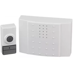 Звонок СВЕТОЗАР "ЛИРА" радиочастотный беспроводной, 16 мелодий, 4,5В SV-58062