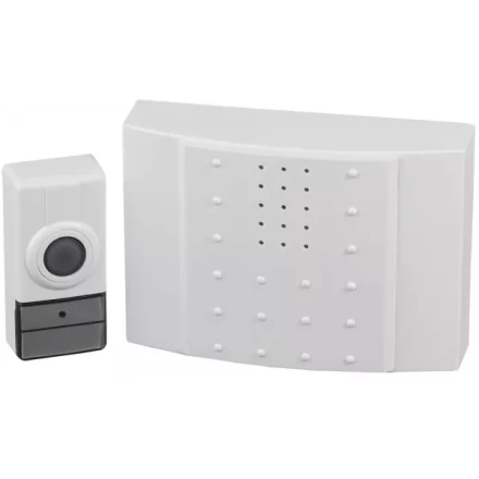 Звонок СВЕТОЗАР &quot;ЛИРА&quot; радиочастотный беспроводной, 16 мелодий, 4,5В SV-58062 купить в Тюмени