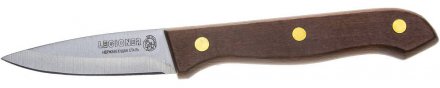 Нож LEGIONER &quot;GERMANICA&quot; овощной, тип &quot;Line&quot; с деревянной ручкой, нерж лезвие 80мм 47831-L_z01 купить в Тюмени
