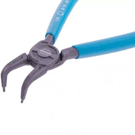 Съемник 165 мм для внутренних стопорных колец (19-60 мм) изогнутые губки Gross 18343 купить в Тюмени