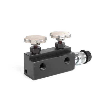 Кран гидравлический распределительный КВТ КГР-2 2-канальный (85076) купить в Тюмени