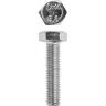 Болт ЗУБР с шестигранной головкой, DIN 933, класс прочности 8.8, оцинкованный, M6x50 мм, ТФ6, 4 шт. 4-303076-06-050 купить в Тюмени