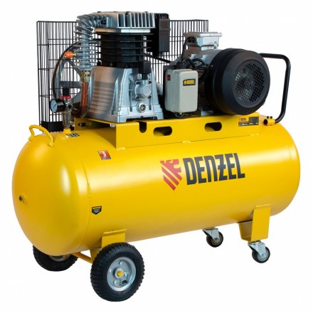 Компрессор воздушный, ременный привод BCI5500-T/200, 5.5 кВт, 200 литров, 850 л/мин Denzel 58128 купить в Тюмени