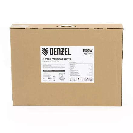 Конвектор электрический XCE-1500, 230 В, 1500 Вт, X-образный нагреватель Denzel 98116 купить в Тюмени