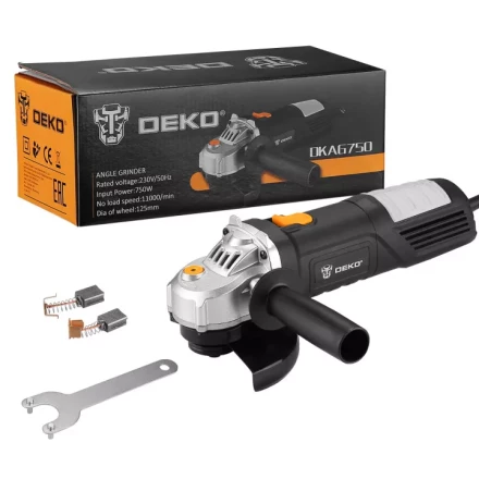 Углошлифовальная машина УШМ DEKO DKAG750, 063-4164 купить в Тюмени