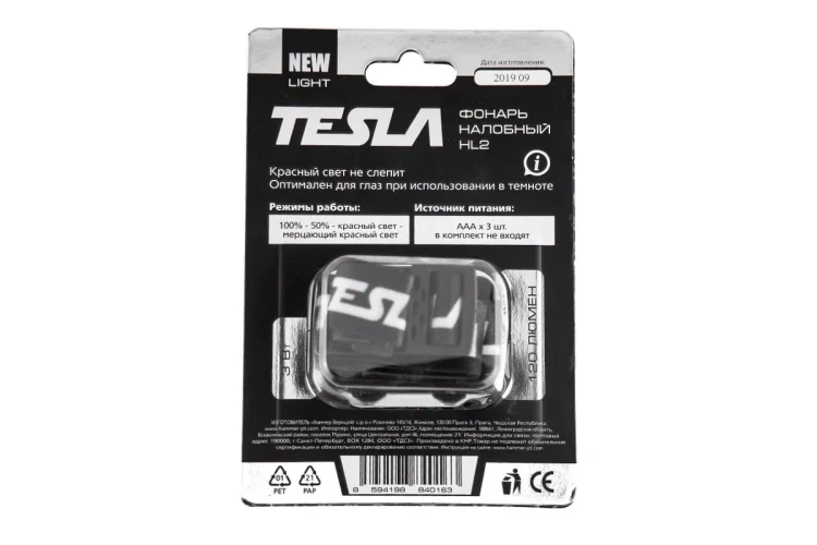 Фонарь TESLA HL2 3 Вт 120 Лм купить в Тюмени