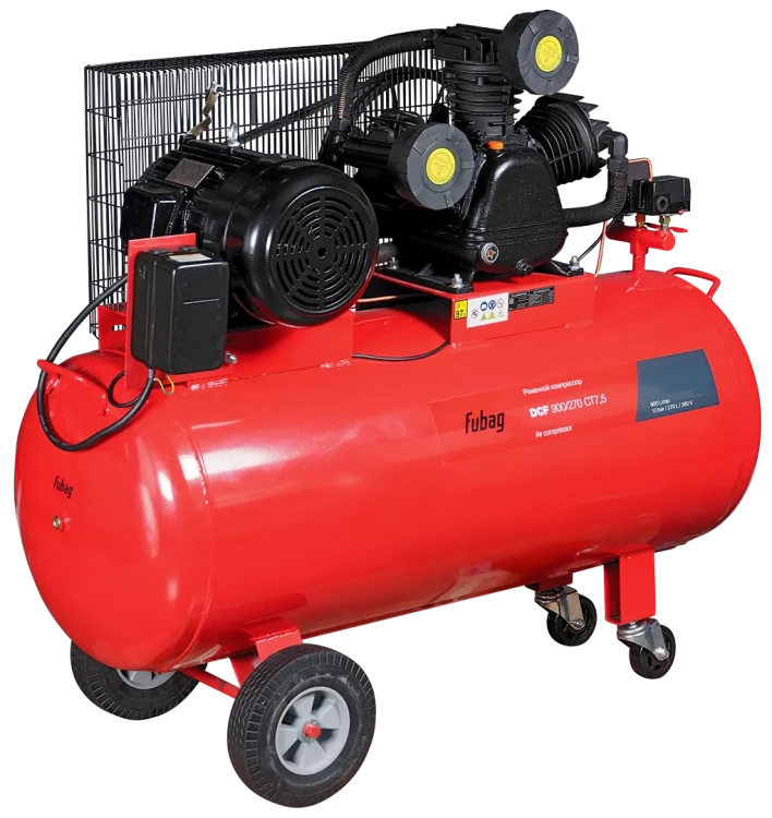 Компрессор масляный поршневой ременной Fubag DCF 900/270 CT7.5 двухступенчатый купить в Тюмени