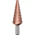 Сверло ЗУБР &quot;КОБАЛЬТ&quot; ступен. по сталям и цв.мет.ст.Р6М5 с кобальт.покрыт.d6-20мм, 8ступ.d6-20,L-75мм, трехгран.хв. 8мм 29672-6-20-8 купить в Тюмени