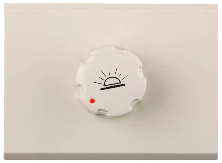 Диммер СВЕТОЗАР &quot;ЭФФЕКТ&quot; без вставки и рамки, цвет бежевый, 60-500Вт SV-54442-B купить в Тюмени