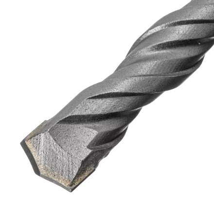 Бур по бетону Denzel, 10 x 210 мм, двойная спираль, три пылеотводящие кромки, 705017 купить в Тюмени