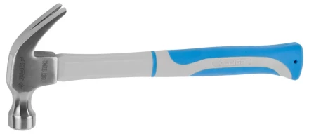 Молоток-гвоздодер ЗУБР с фиберглассовой двухкомпонентной рукояткой, 450гр 20265-450_z01 купить в Тюмени