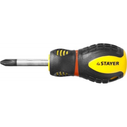 Отвертка STAYER &quot;PROFESSIONAL&quot; &quot;PROTech&quot;, двухкомп рукоятка, намагниченная, Cr-Mo, PH2x38мм 25132-2-38_z02 купить в Тюмени