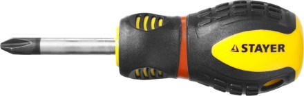 Отвертка STAYER &quot;PROFESSIONAL&quot; &quot;PROTech&quot;, двухкомп рукоятка, намагниченная, Cr-Mo, PH2x38мм 25132-2-38_z02 купить в Тюмени