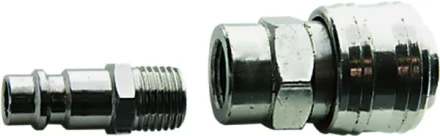 Набор переходников быстросъемное соединение резьбовое соед. 2 шт. внутр. диаметр 1/4&quot;  MATRIX 57016 купить в Тюмени