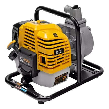 Мотопомпа бензиновая для чистой воды Denzel PX-25, 52 см3, 1&quot;, 170 л/мин, глуб 8 м, напор 30 м 99205 купить в Тюмени
