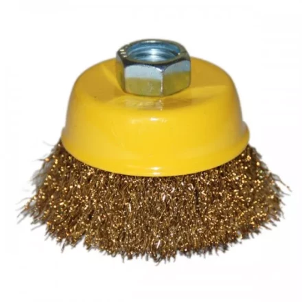 Щетка для УШМ М14/65 мм чашечная сталь прямая Энкор 51530 купить в Тюмени