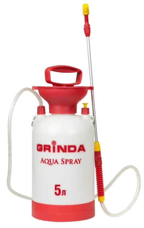 Опрыскиватель садовый GRINDA "Aqua Spray", широкая горловина, устойчивое дно, алюминиевый удлинитель, 5л 8-425115_z01 купить в Тюмени