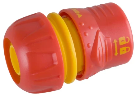 Соединитель GRINDA &quot;Premium&quot; с запирающим механизмом, пластмассовый с TPR, 3/4&quot; 8-426428 купить в Тюмени