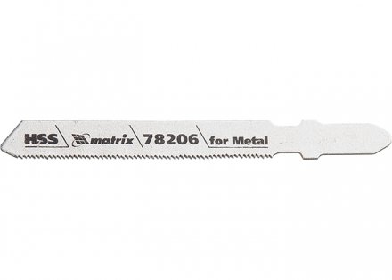 Полотна для электролобзика по металлу 3 шт T118G 50 х 0,8мм HSS MATRIX Professional 78206 купить в Тюмени