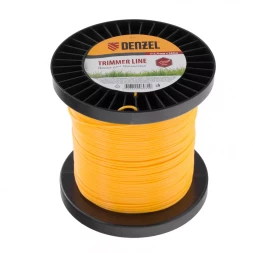 Леска для триммера звезда  2,4 мм 160 м на Din катушке Россия Denzel 96131