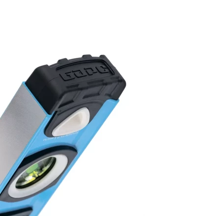 Уровень алюминиевый двуручный 1200 мм профиль 1.6 мм фрезерованный ударопрочные заглушки 3 глазка БАРС 34356 купить в Тюмени