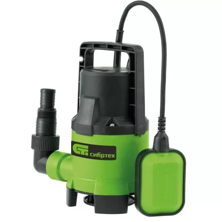Дренажный насос для грязной воды СДН450-35, 450 Вт, напор 5.5 м, 8000 л/ч Сибртех 97263 купить в Тюмени
