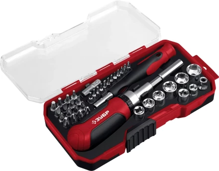 ЗУБР Мастер 41, 41 шт, набор: отвертка с насадками (25042) купить в Тюмени