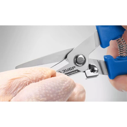 ЗУБР МУЛЬТИРЕЗ, 200 мм, универсальные технические ножницы, Профессионал (23215) купить в Тюмени