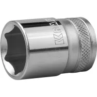 Торцовая головка KRAFTOOL "INDUSTRIE QUALITAT", Cr-V, FLANK, хромосатинированная, 1/2", 20 мм 27805-20_z01