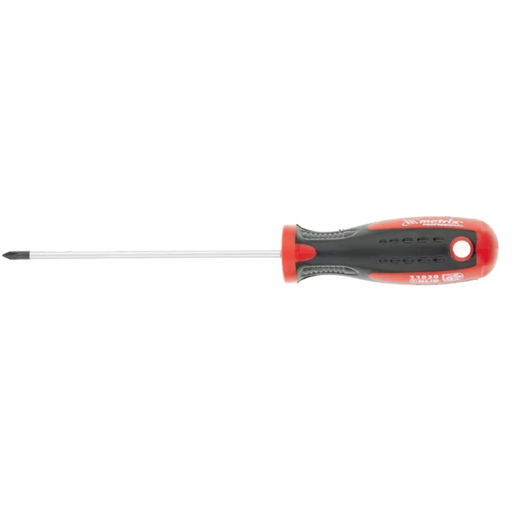Отвертка Profi Ph0 х 75 мм S2 двухкомп. рукоятка MATRIX 11836 купить в Тюмени
