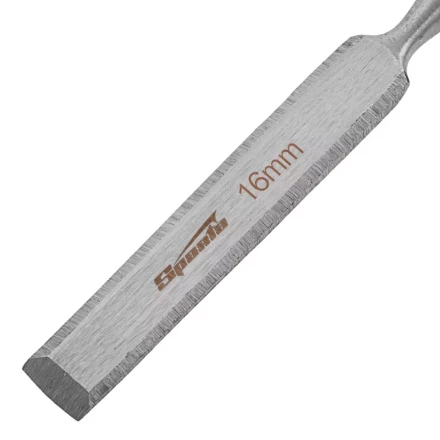 Долото-стамеска 16 мм, деревянная рукоятка// Sparta 242465 купить в Тюмени