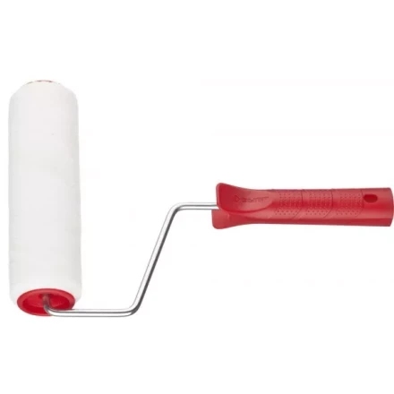 Валик ЗУБР &quot;МАСТЕР&quot; &quot;ВЕЛЮР-АКВА&quot;, полиэстер, для водорастворимых акриловых лаков, ворс 4мм, ручка 6мм, d=40/180мм 03537-18 купить в Тюмени