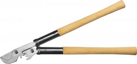 Сучкорез РОСТОК с зубчатым усилителем и деревянными ручками, 550мм 40207_z01 купить в Тюмени