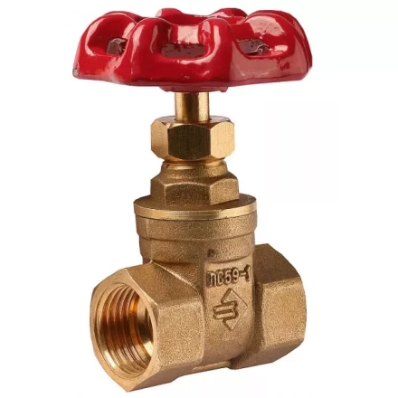 Задвижка ЗУБР клиновая латунная, 3/4&quot; 51212-3/4 купить в Тюмени