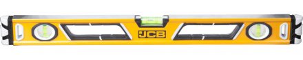 Уровень JCB коробчатый, магнитный, 2 фрезерованные базовые поверхности, 3 ампулы, крашенный, с ручками, 0,5мм/м, 60см JBL003 купить в Тюмени