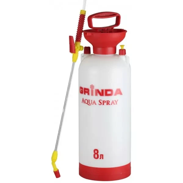Опрыскиватель садовый GRINDA "Aqua Spray", широкая горловина, устойчивое дно, алюминиевый удлинитель, 8л 8-425117_z01 купить в Тюмени