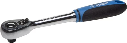 Трещотка для торцовых головок ЗУБР &quot;ПРОФИ&quot;, Сr-V сталь, 48 зубцов, 1/4&quot; 27731-1/4 купить в Тюмени